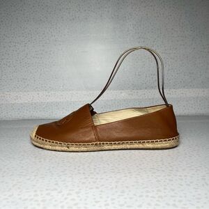 Michael Michael Kors Dylyn Brown Slip-On Espadrille Flats Size 10